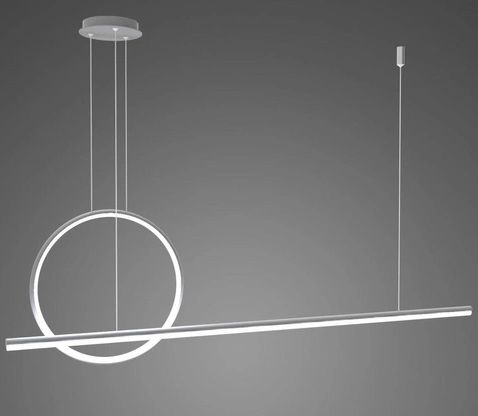 Altavola Design Led Shape lámpara colgante 1x23 W plata LA087/PX143_40_3k_silver_dimm