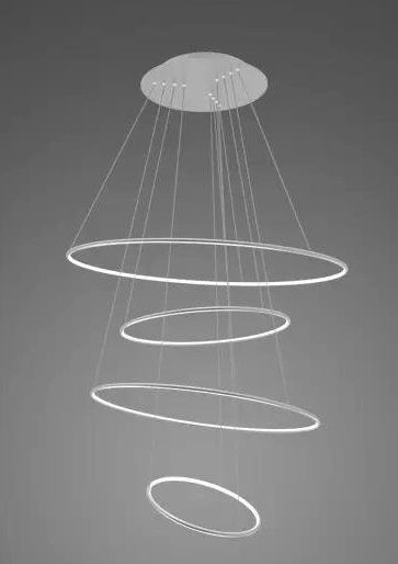 Altavola Design Led Shape lámpara colgante 1x106 W plata LA084/P_100_in_3k_silver_Dali