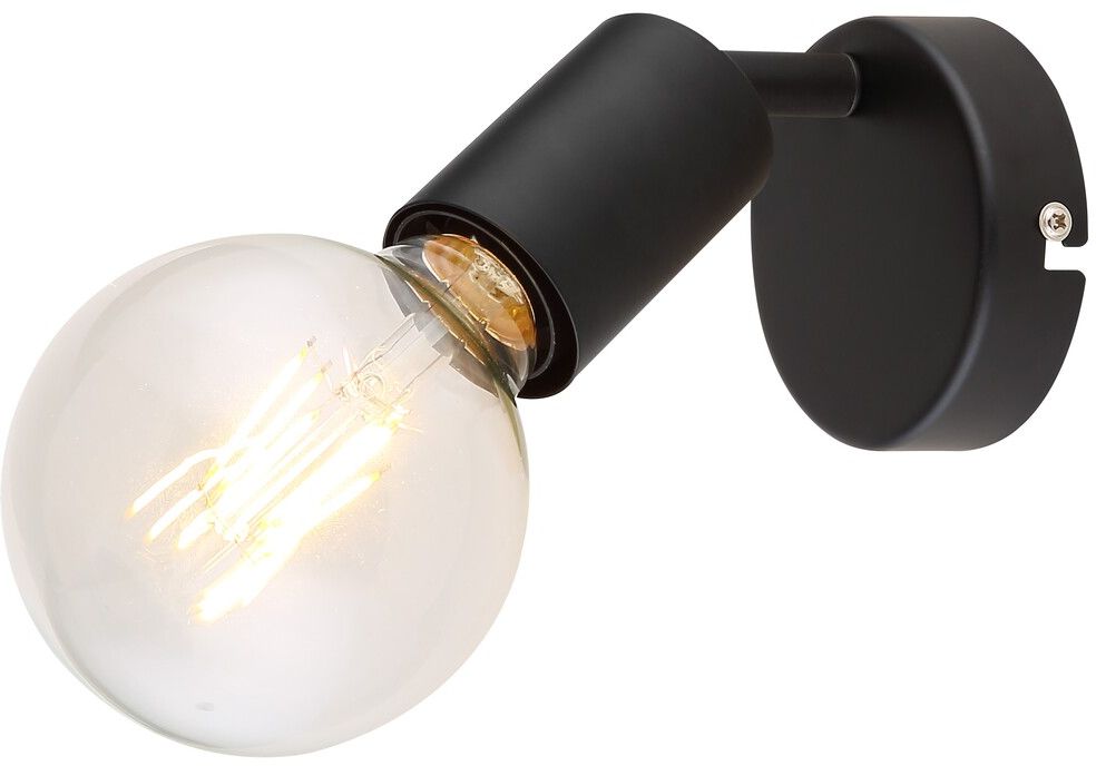Rabalux Lamar lámpara de pared 1x40 W negro 3986