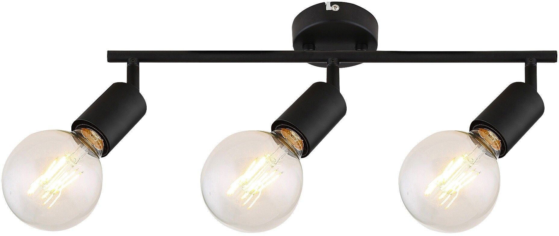 Rabalux Lamar lámpara de techo 3x40 W negro 3988