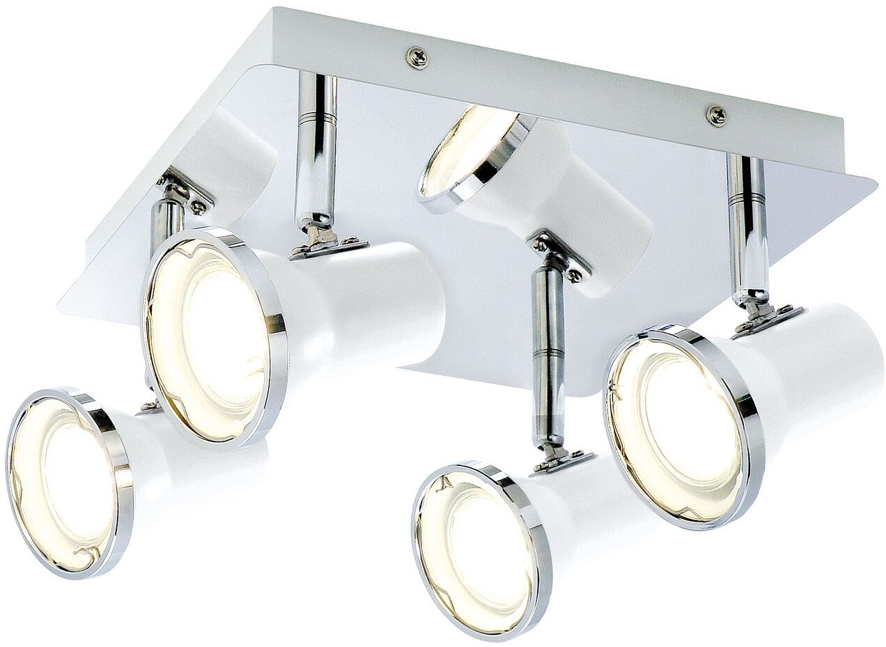 Rabalux Steve lámpara de techo 4x15 W cromo 5500