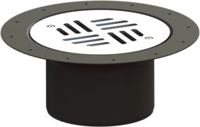 Kessel desagüe de ducha 20 cm acero 27200
