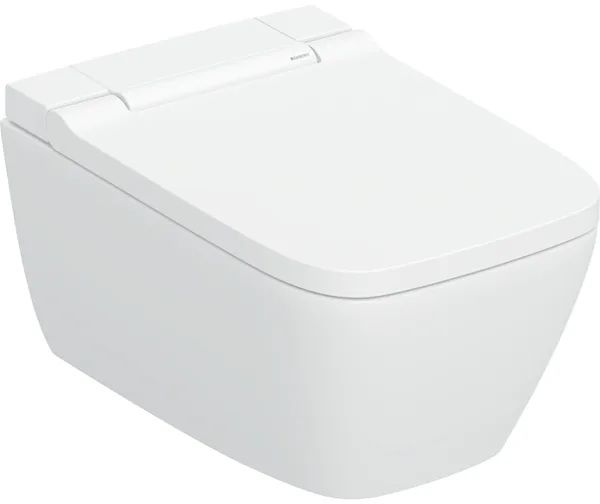 Geberit AquaClean Sela inodoro con función de bidé suspendido sin reborde con descarga de remolino blanco 146.250.01.1