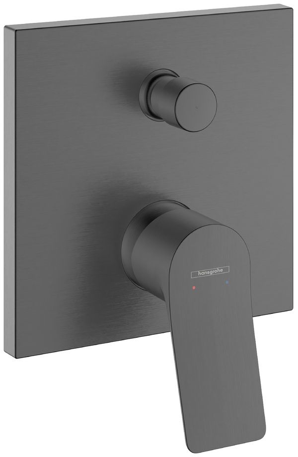 Hansgrohe Vivenis grifo de bañera y ducha empotrado negro 75415340