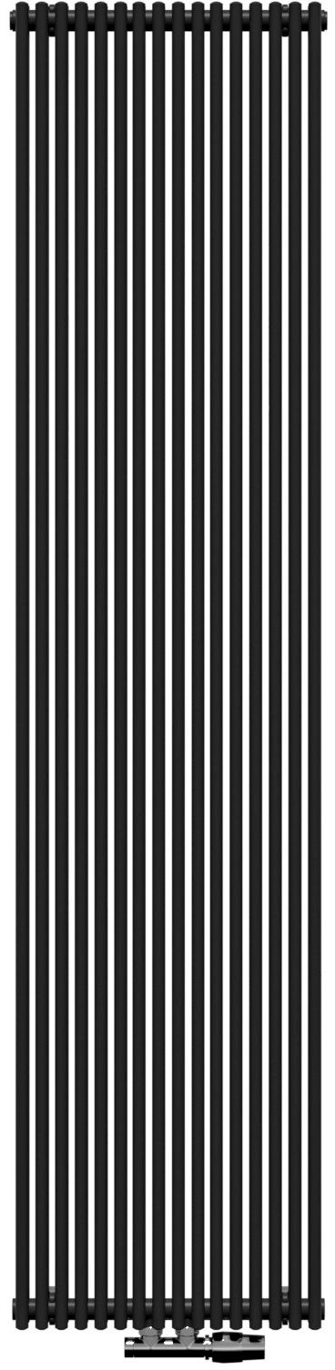 Irsap Arpa 18_2 radiador de habitación 182x37.9 cm podłączenie inferior negro IRS-AR-2-182X37 K1