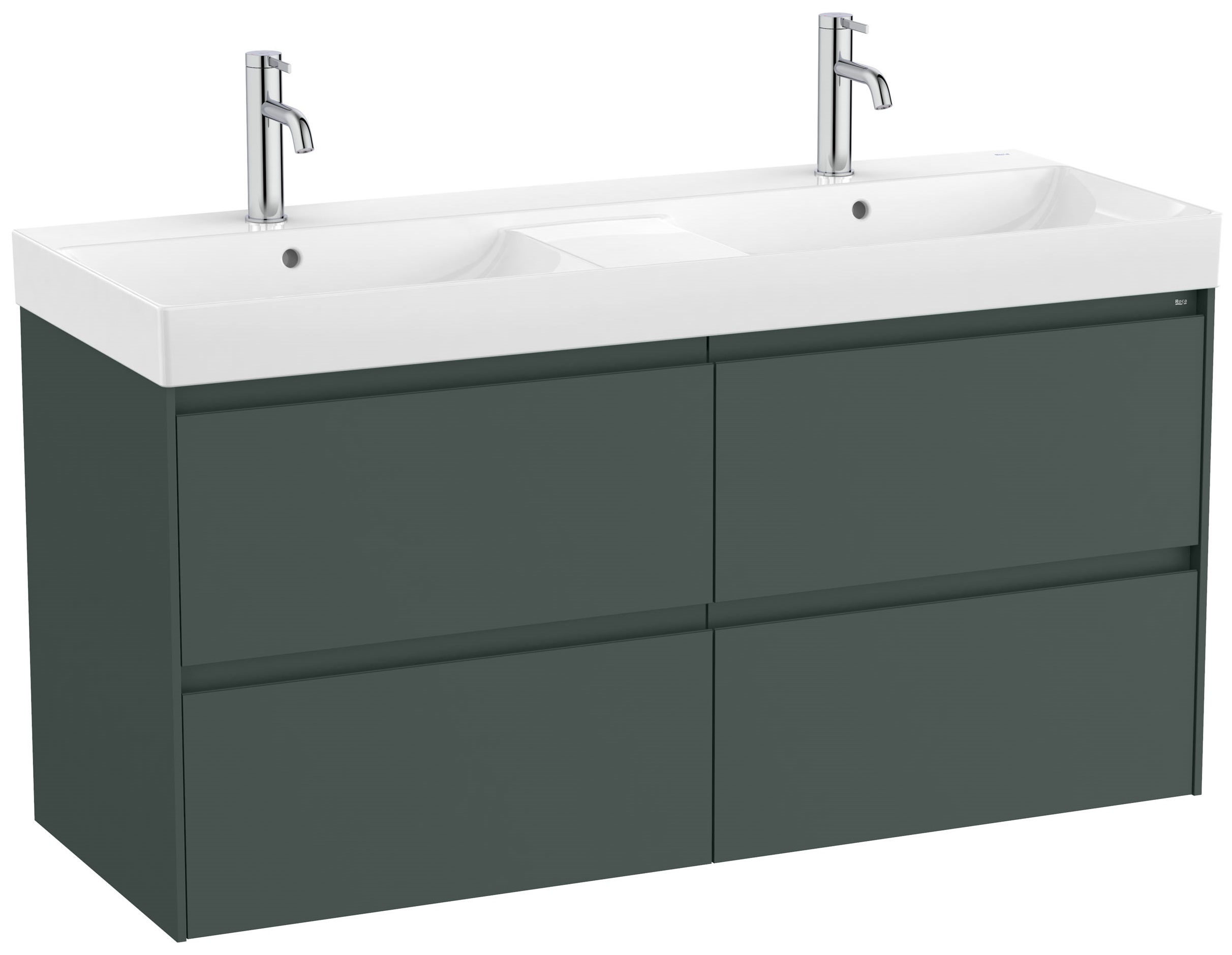 Roca Ona lavabo con mueble 120 cm verde A851694513