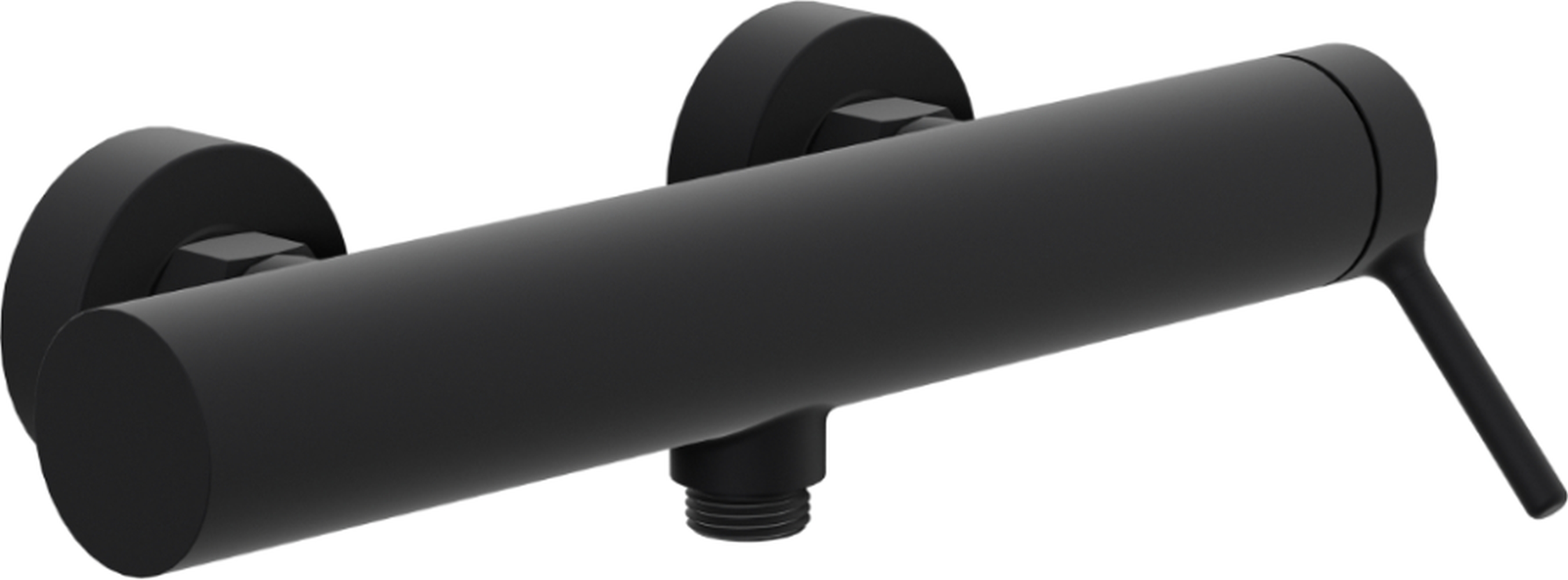 Excellent Pi grifo para ducha a pared negro AREX.1208BL