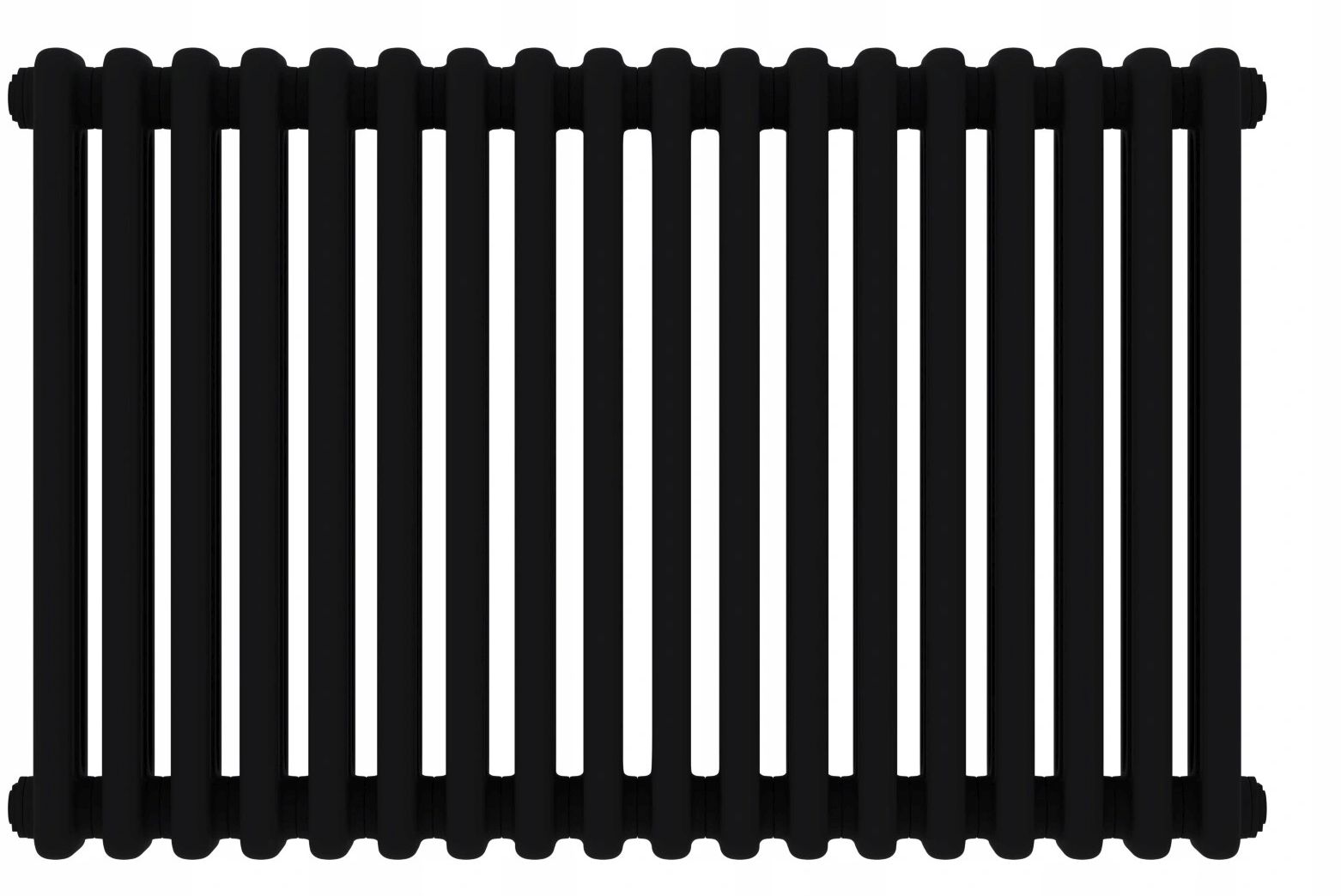 Irsap Tesi 3 radiador de habitación 56.5x63 cm podłączenie inferior negro IRS-TES-3056-14-K1-2