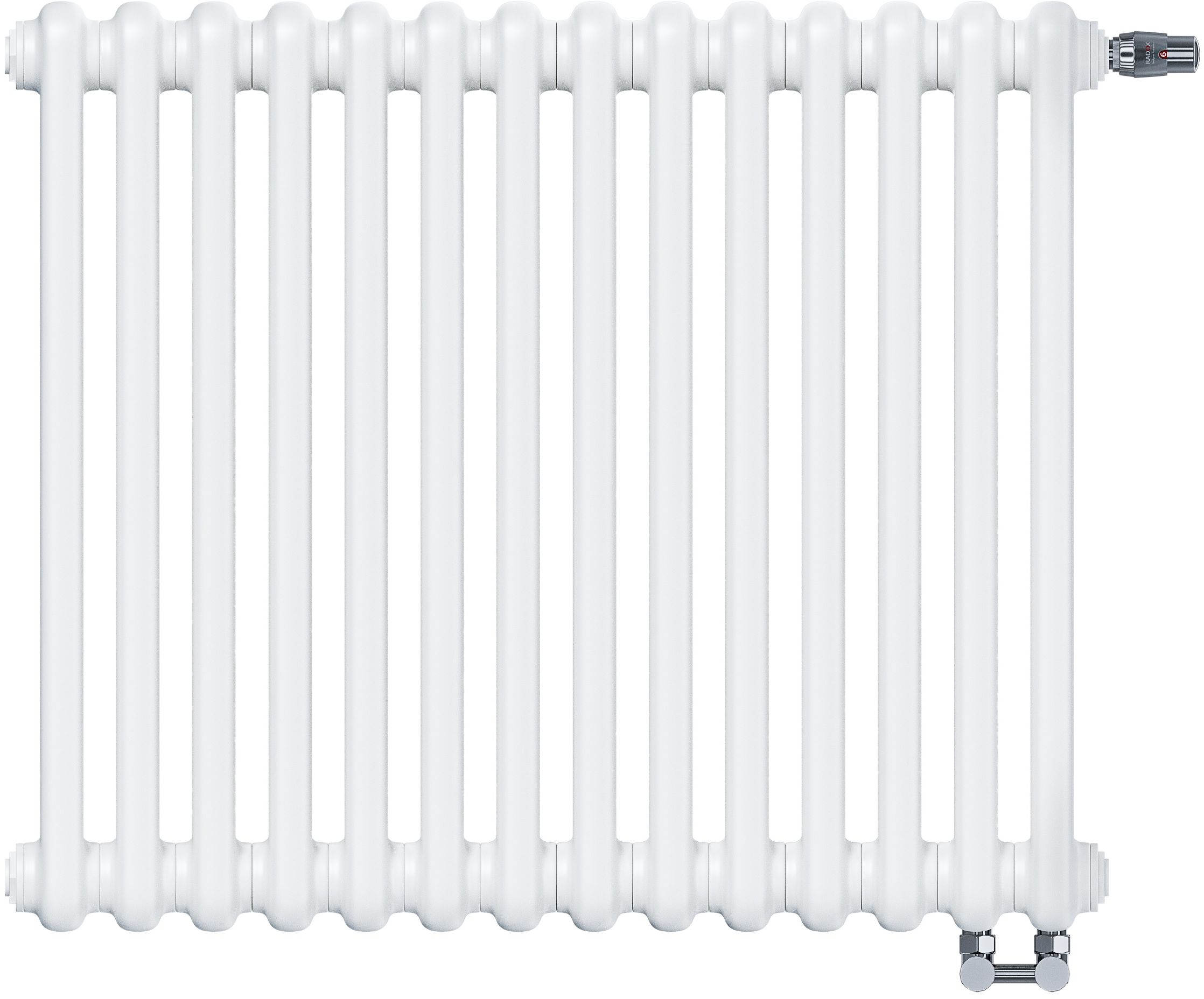 Irsap radiador de habitación 63x56.5 cm podłączenie lateral blanco IRS-TES-2056-14-B-B