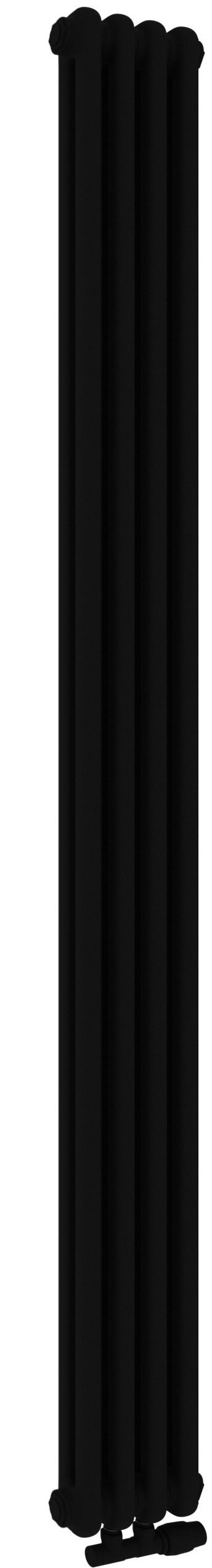 Irsap Tesi 2 radiador de habitación 180x27 cm podłączenie inferior negro IRS-TES-2180-06-K1