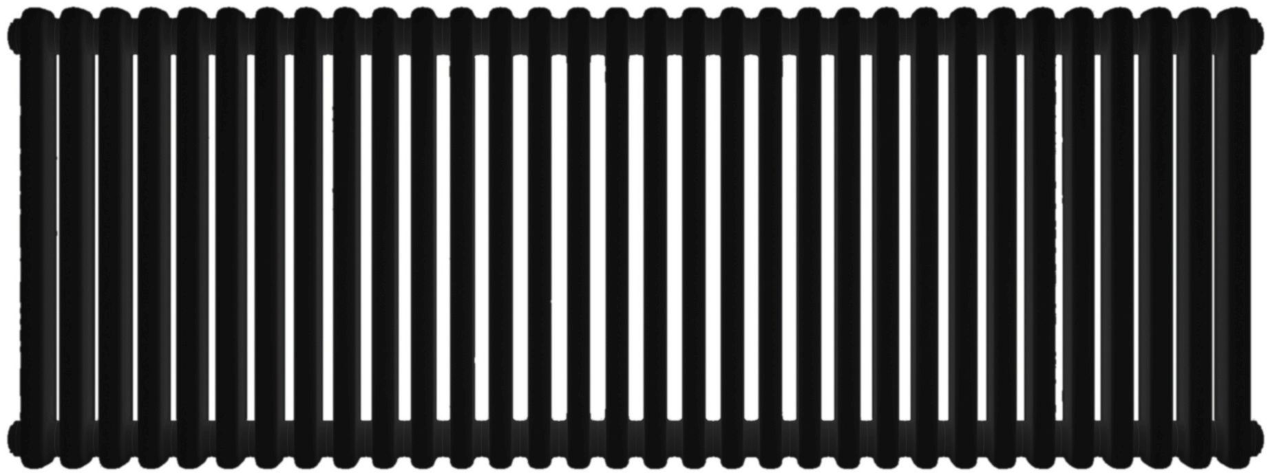 Irsap Tesi 3 radiador de habitación 56.5x162 cm podłączenie lateral negro IRS-TES-3056-36-K1-B