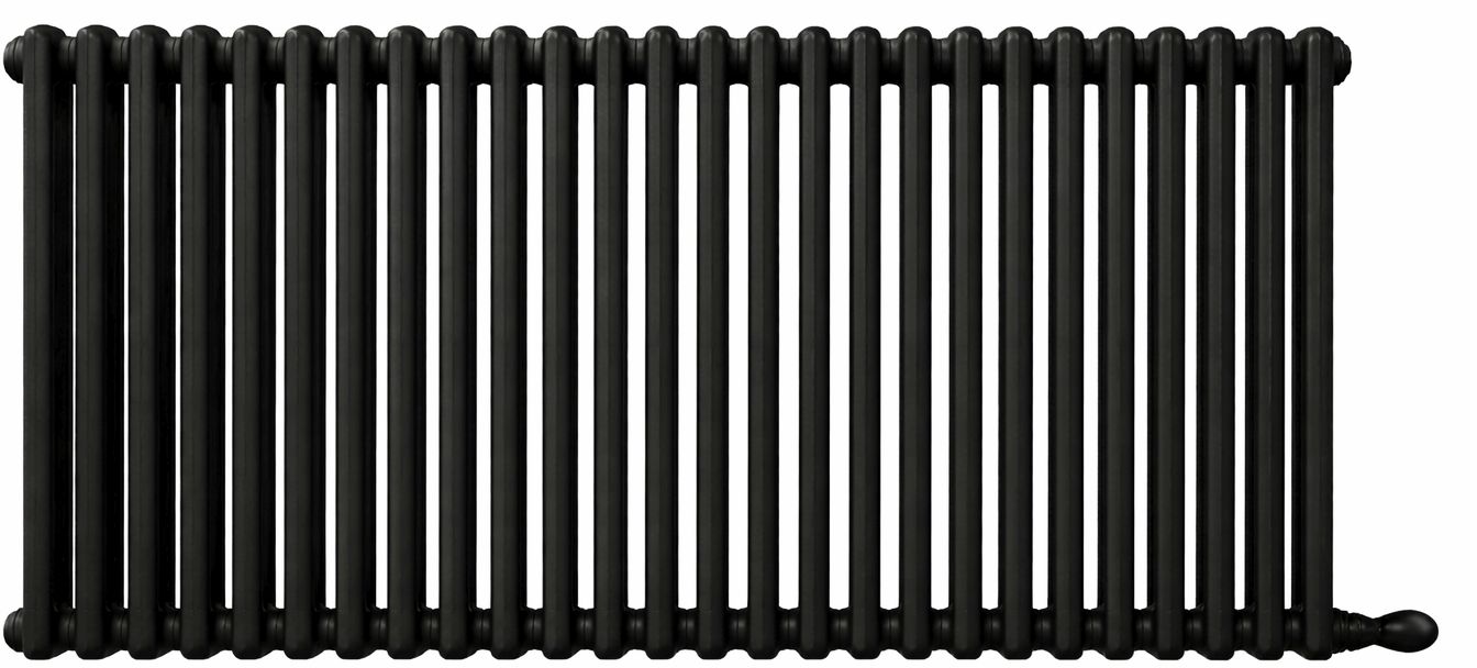 Irsap Tesi 4 radiador de habitación 56.5x108 cm podłączenie lateral negro IRS-TES-4056-24-K1-B