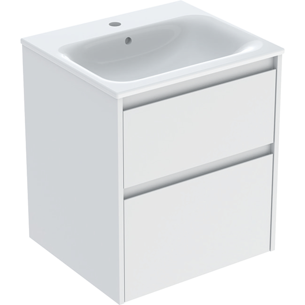 Geberit Selnova Square lavabo con mueble 55 cm blanco 504.137.00.1