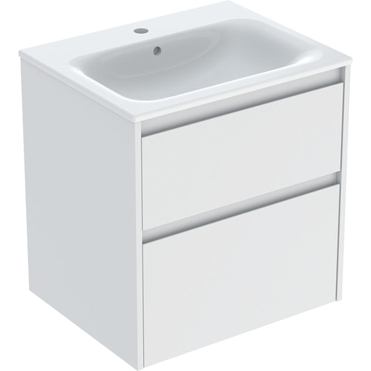 Geberit Selnova Square lavabo con mueble 60 cm blanco 504.138.00.1