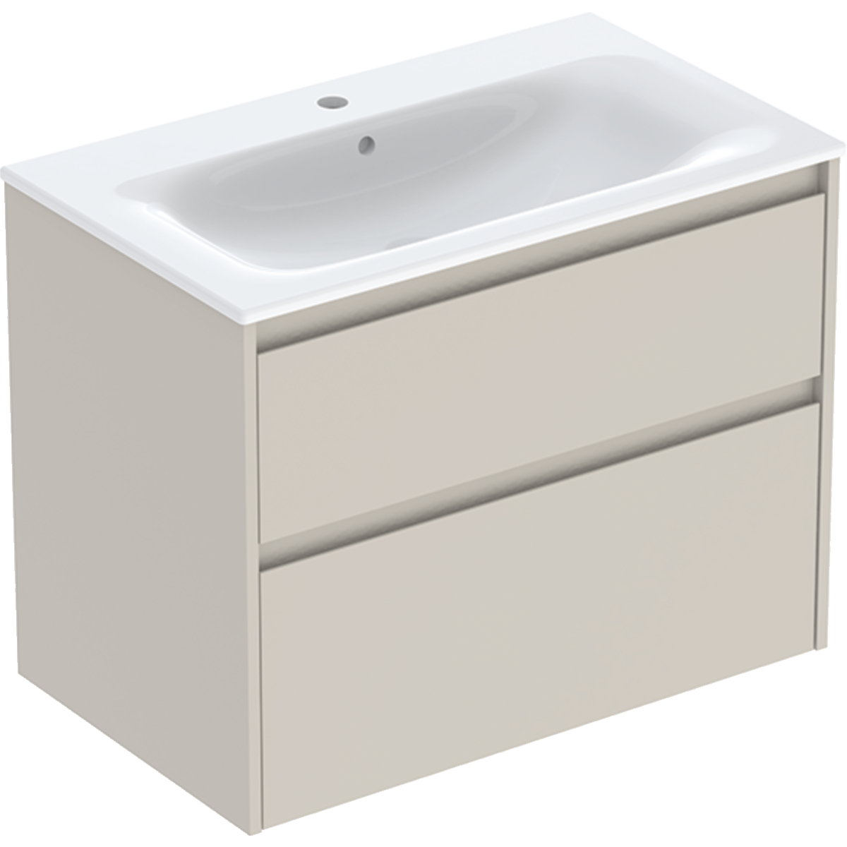 Geberit Selnova Square lavabo con mueble 80 cm 504.139.DB.1