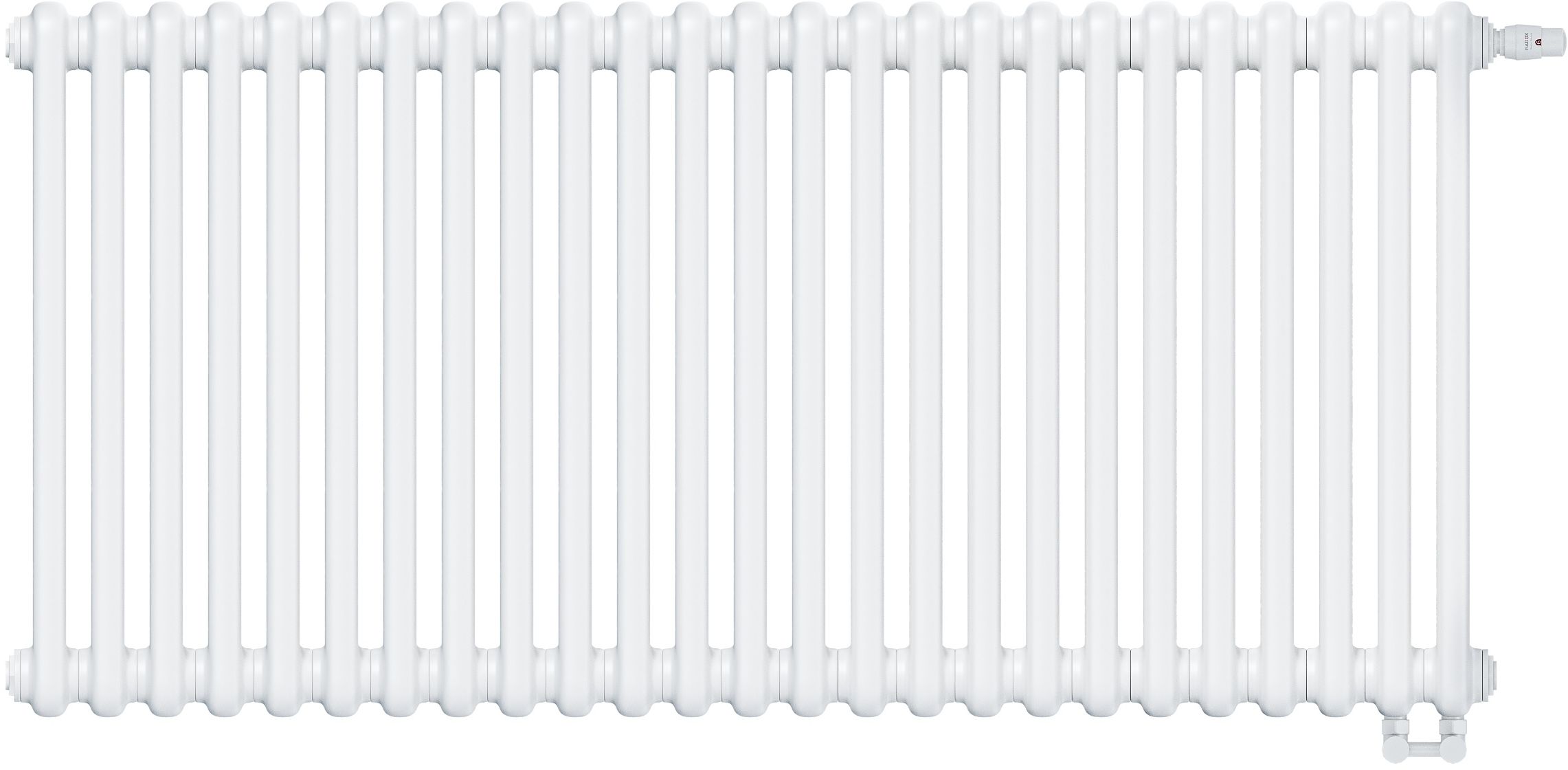 Irsap Tesi 2 radiador de habitación 126x56.5 cm podłączenie inferior blanco IRS-TES-2056-28.B.V