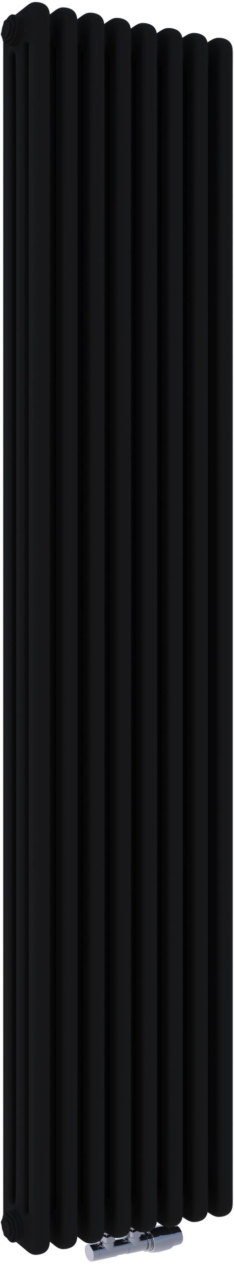 Irsap Tesi 3 radiador de habitación 180x36 cm podłączenie inferior negro IRS-TES-3180-08-K1