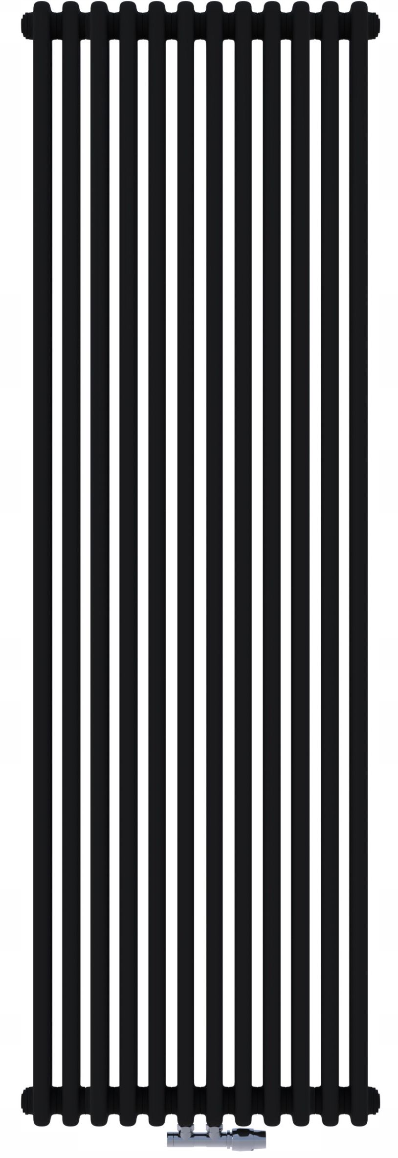 Irsap Tesi 3 radiador de habitación 200x54 cm podłączenie inferior negro IRS-TES-3200-12-K1-5