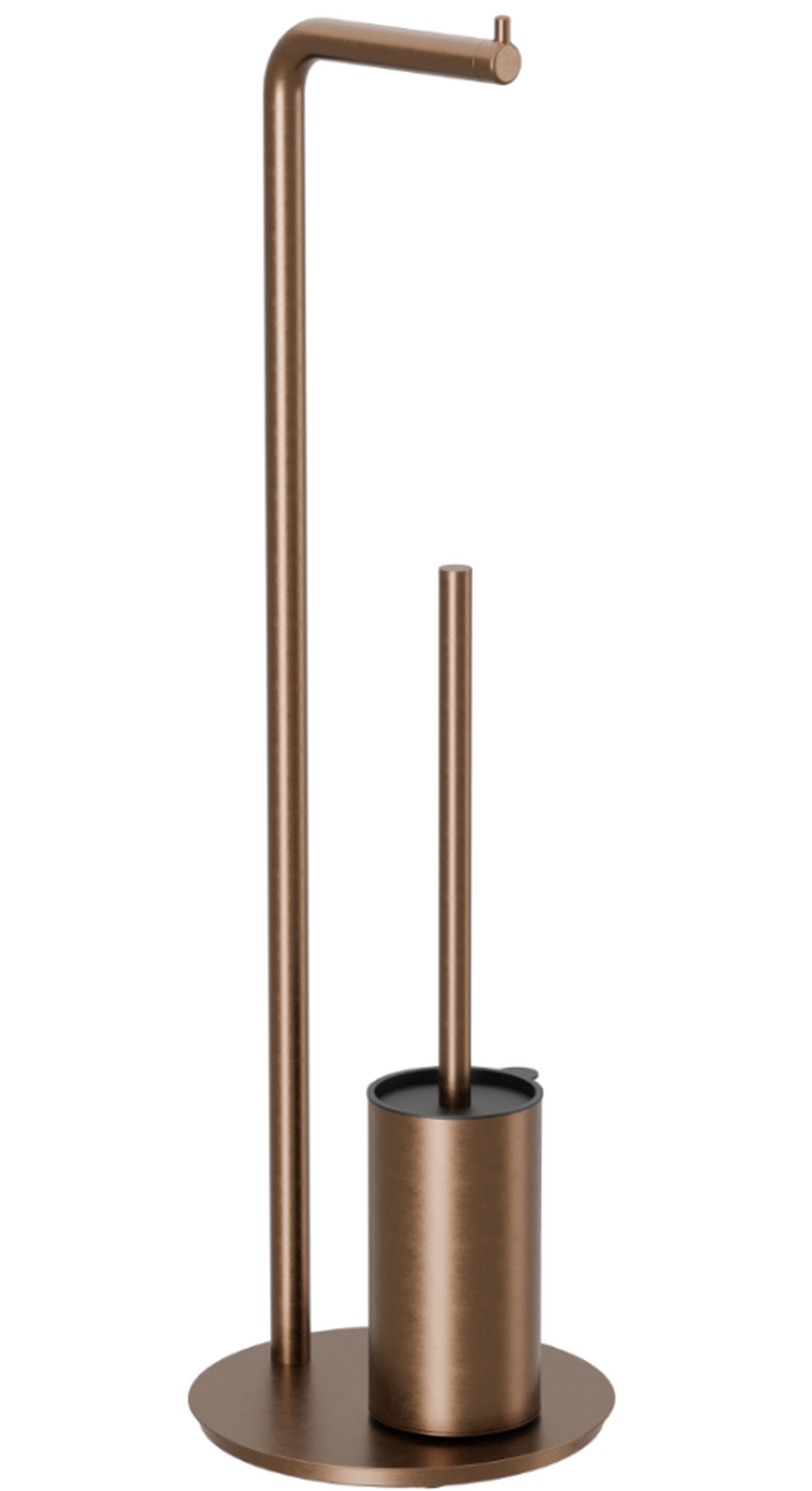 Excellent Fido soporte para papel higiénico con escobilla de wc cobre DOEX.1417CB