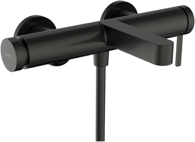 Hansgrohe Finoris grifo de bañera y ducha a pared negro 76420340
