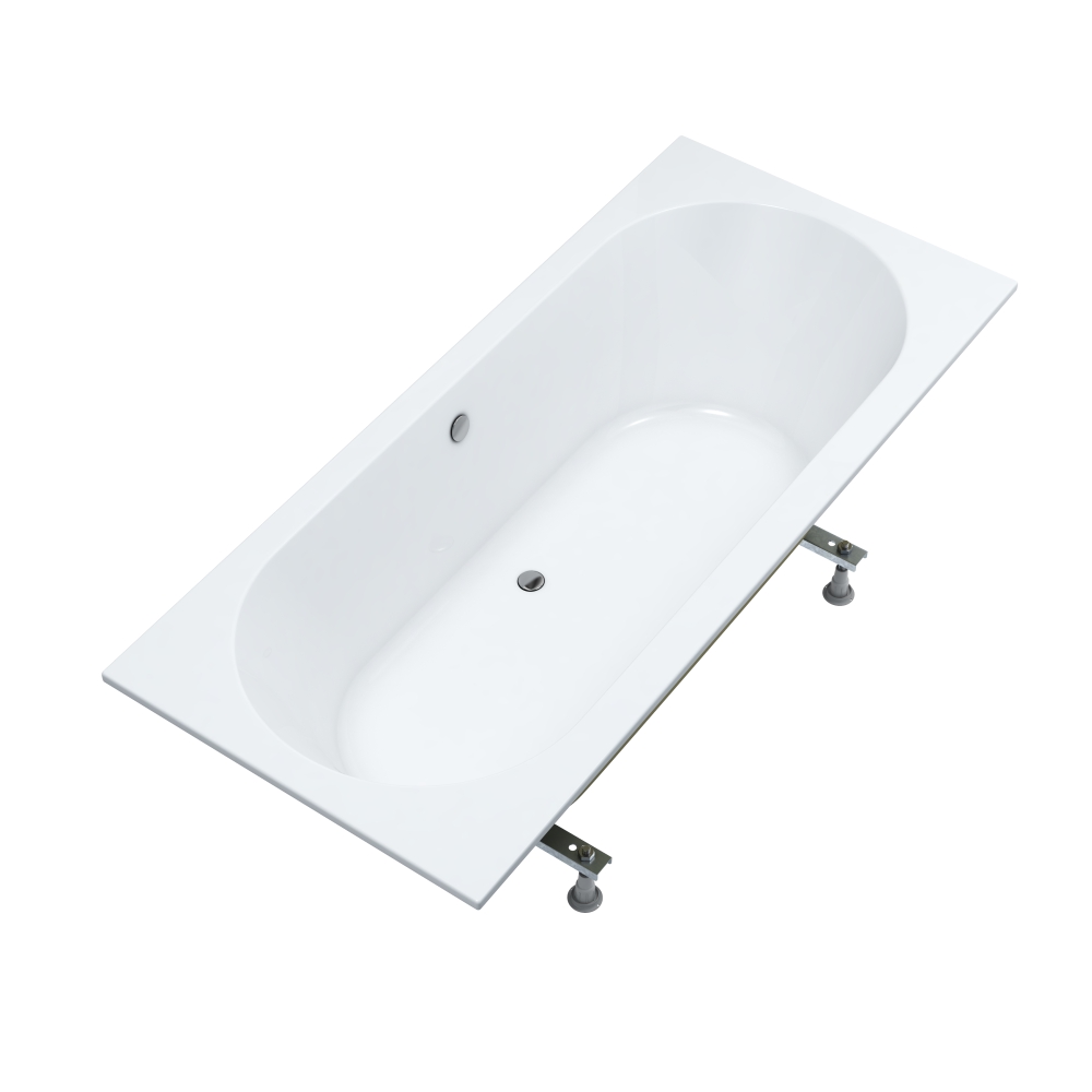 Schedline Celicia White Mat bañera rectangular 170x75 cm blanco 3WST.C1P-17075/B/MG