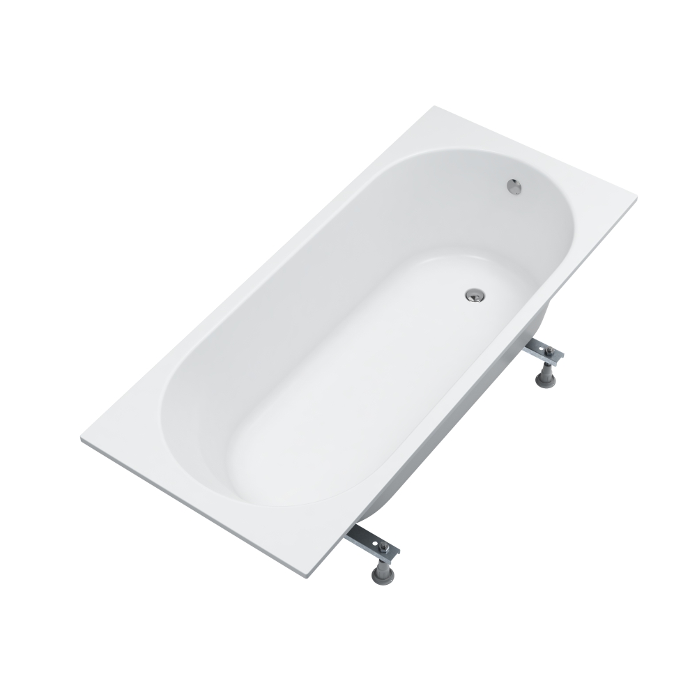 Schedline Solia White Mat bañera rectangular 150x70 cm blanco 3WST.S1P-15070/B/MG