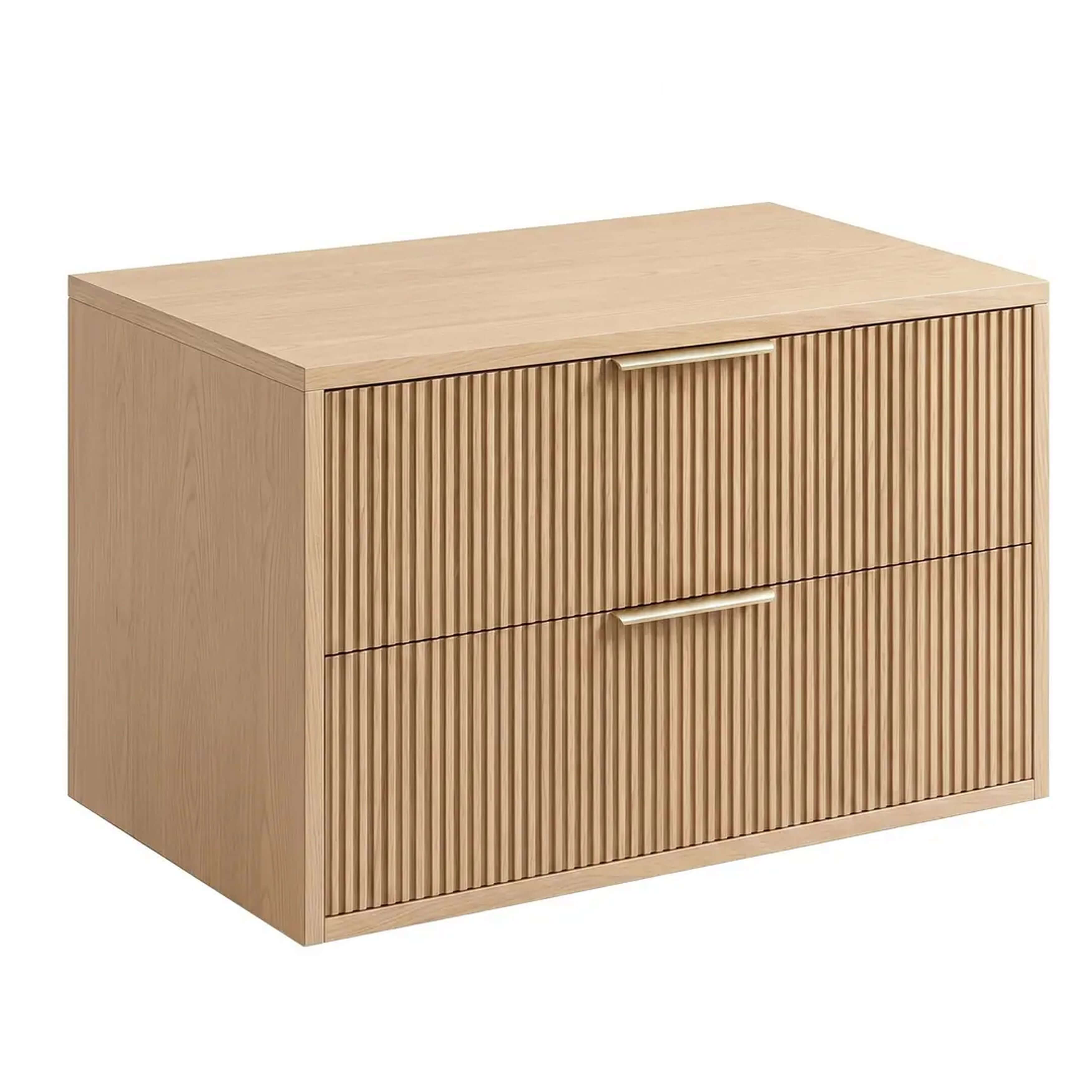 Rea Mono armario 80x47x48 cm suspendido, para lavabo beige REA-M0409