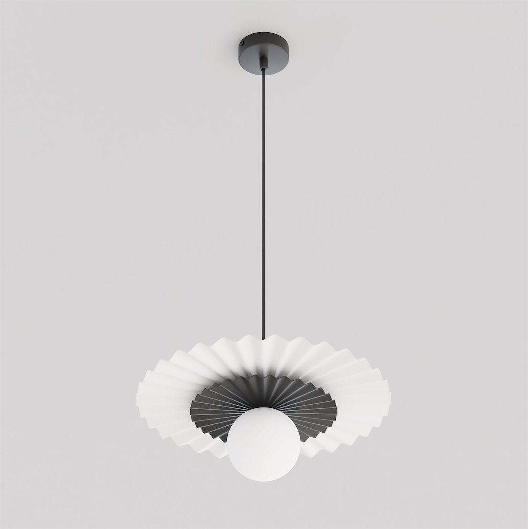 Emibig Umbra lámpara colgante 1x8 W blanco-negro 1730/1
