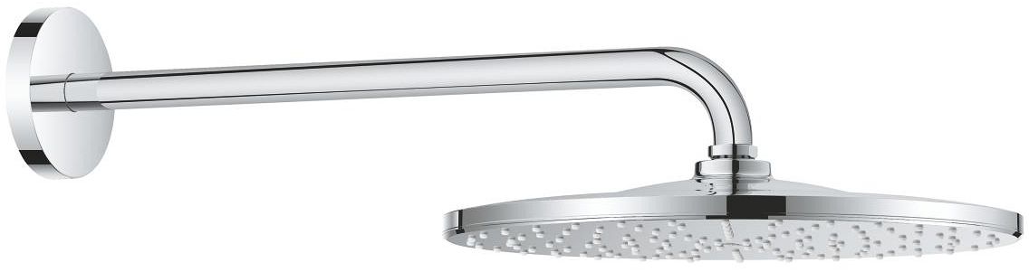 Grohe brazo de ducha con efecto lluvia 31x31 cm circular cromo 26557000
