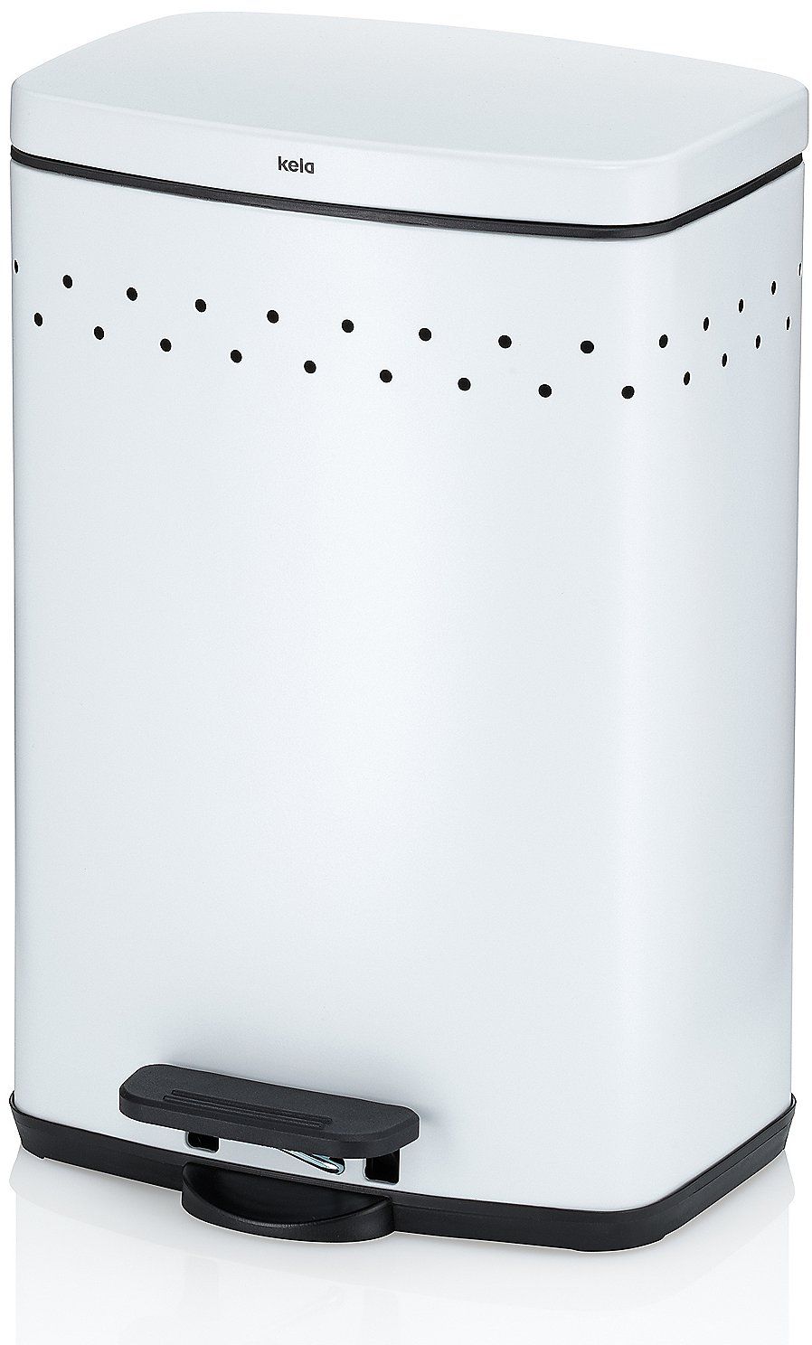 Kela Malaga papelera 5 l blanco 23970