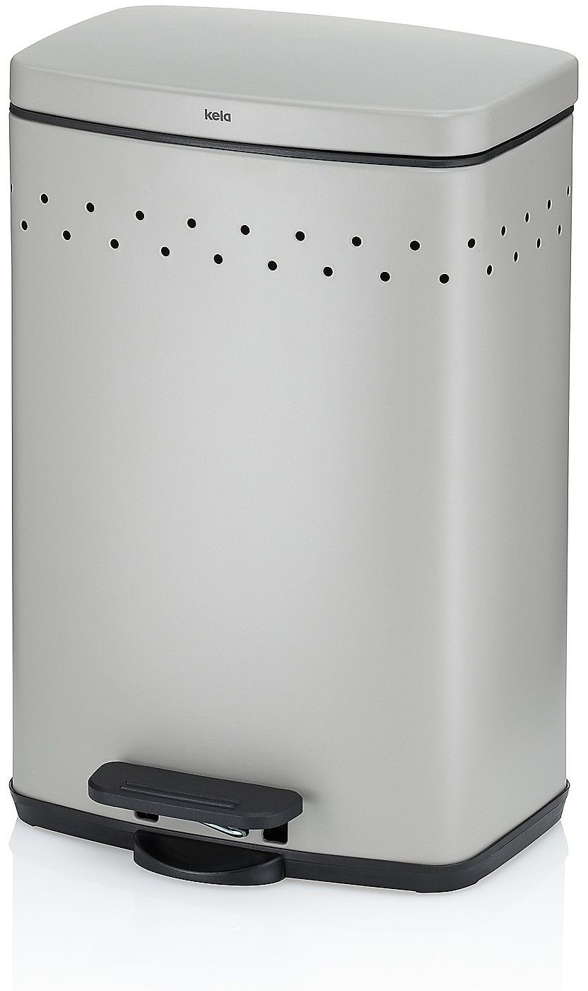 Kela Malaga papelera 5 l gris 23971