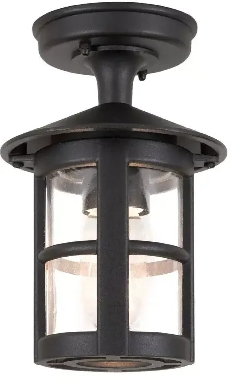 Elstead Lighting Hereford lámpara de techo exterior 1x60 W negro BL21A-BLACK