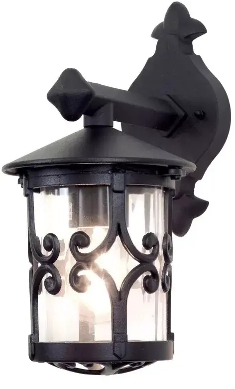 Elstead Lighting Hereford lámpara de pared para exteriores 1x60 W negro BL8-BLACK