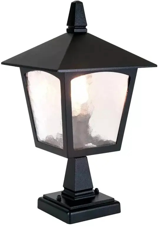 Elstead Lighting York lámpara de pie para exteriores 1x60 W negro BL7-BLACK