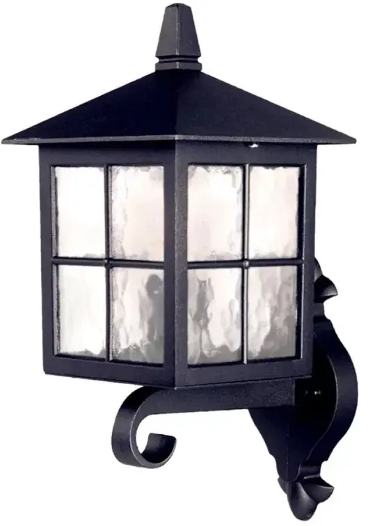 Elstead Lighting Winchester lámpara de pared para exteriores 1x60 W negro BL17-BLACK