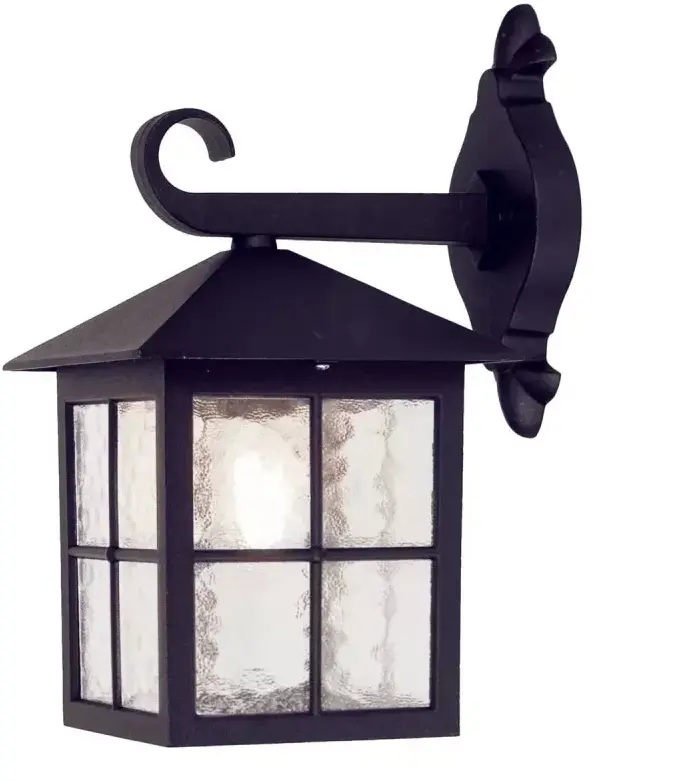 Elstead Lighting Winchester lámpara de pared para exteriores 1x60 W negro BL18-BLACK