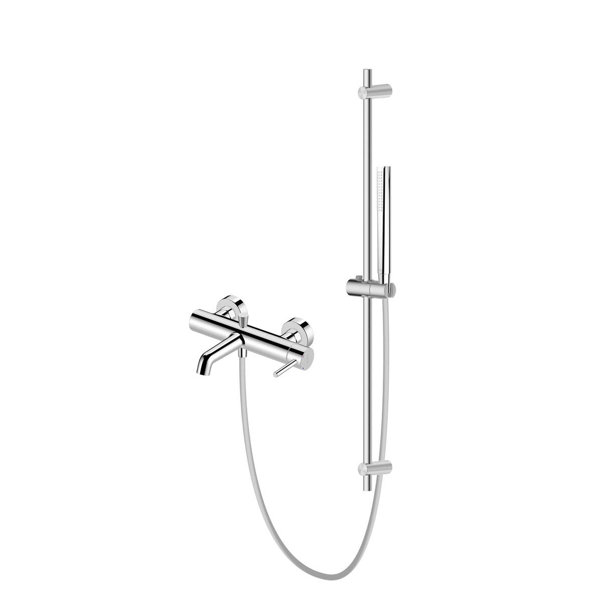 Conjunto grifo de bañera y ducha Oltens Molle 34112100, barra de ducha Oltens Alling 37300100, 37102100, 37200100