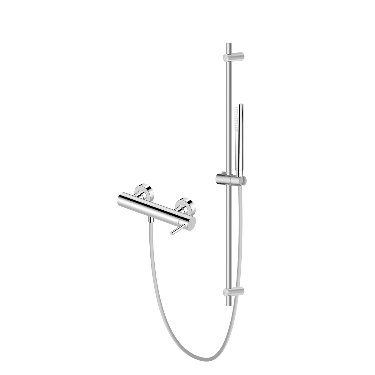 Conjunto grifo para ducha Oltens Molle 33010100, barra de ducha Oltens Alling 37300100, 37102100, 37200100