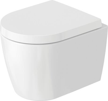 Duravit ME by Starck taza de inodoro suspendido sin reborde blanco brillante 253009AA00