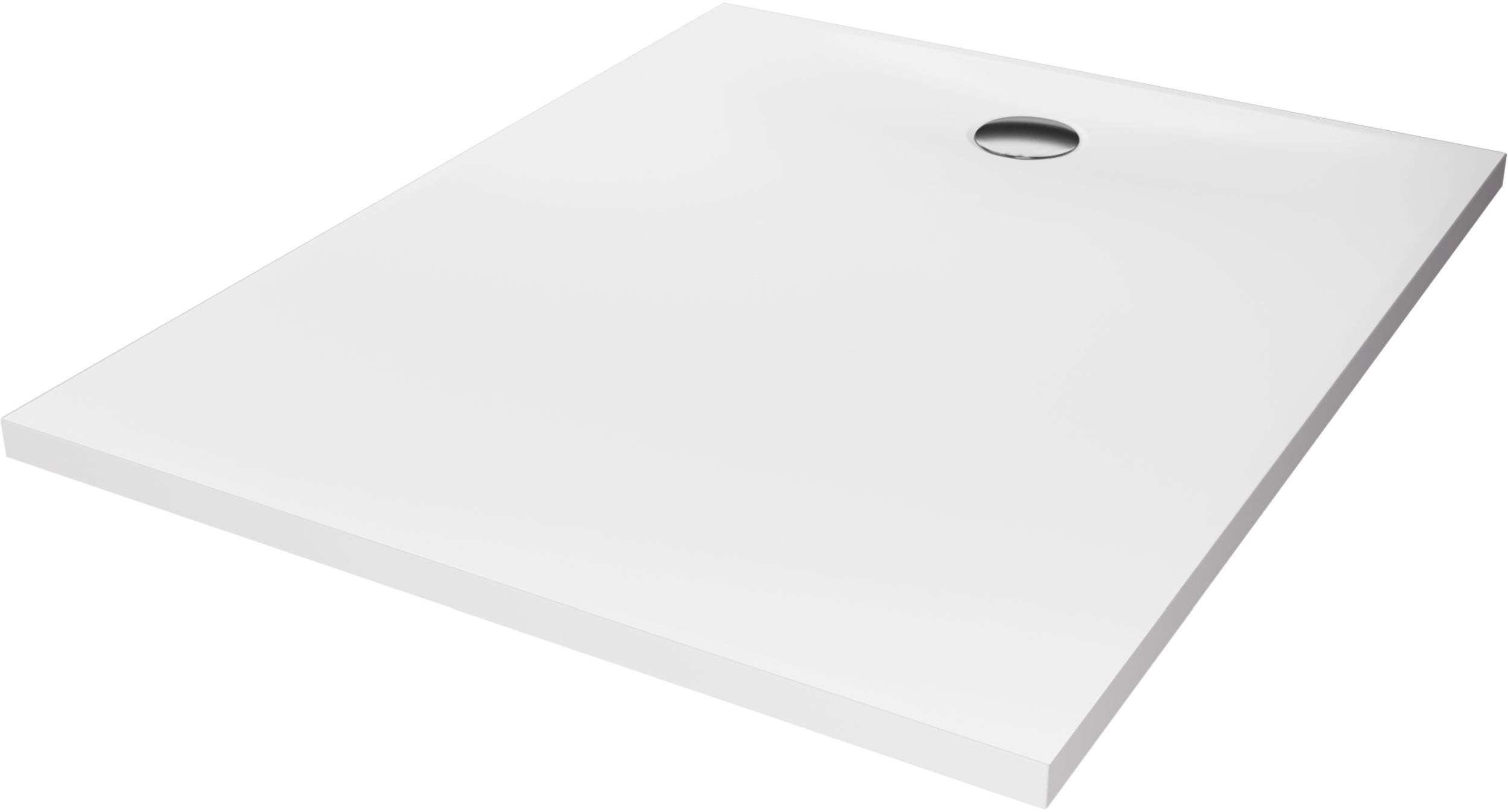 New Trendy Nex plato de ducha rectangular 100x80 cm blanco B-0457