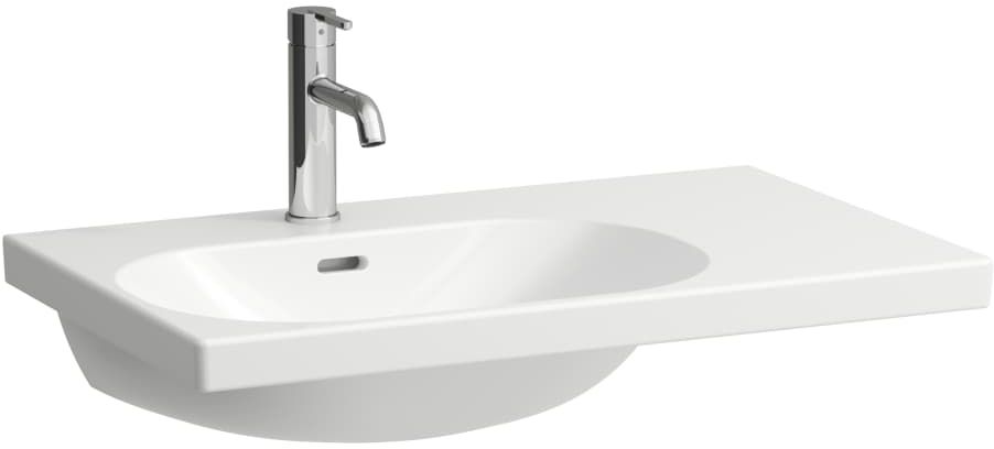 Laufen Lua lavabo 75x46 cm rectangular clásico blanco brillante H8170860001091