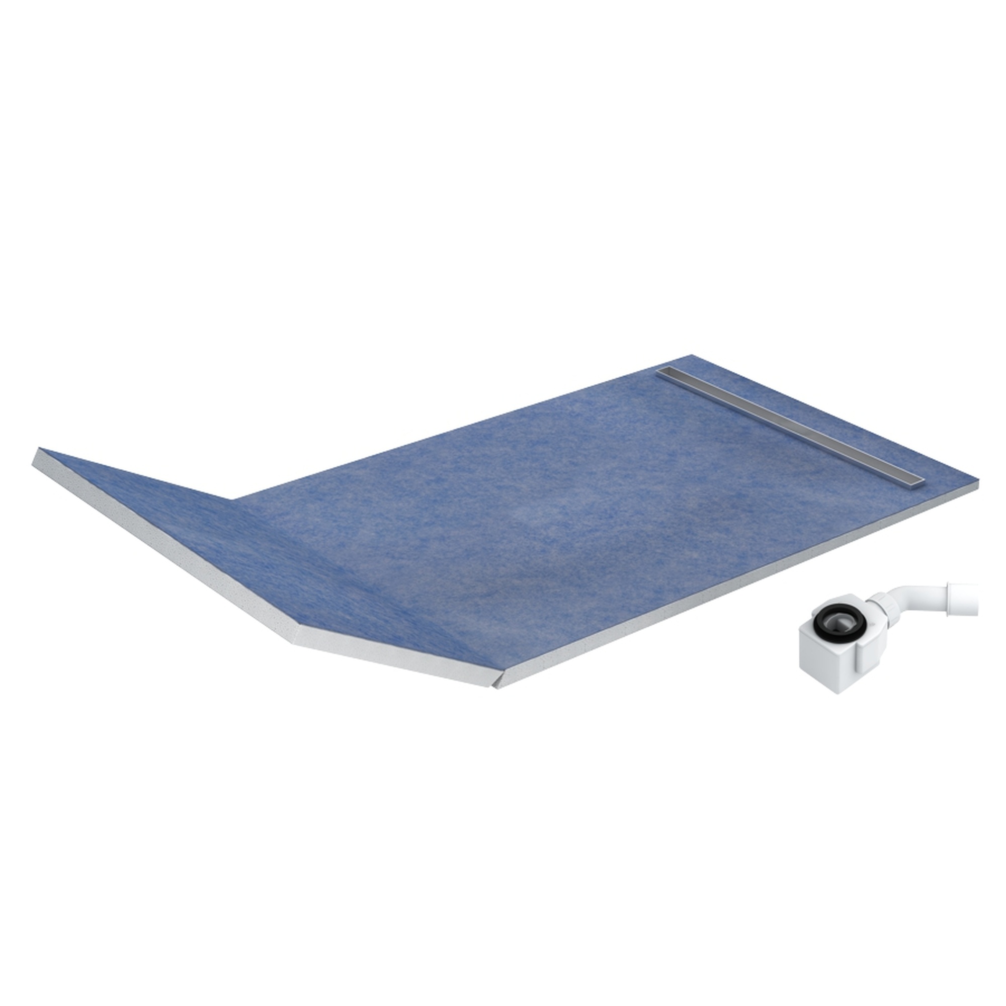 Schedline Slight Line S1 plato de ducha para embaldosar 130 cm 10ST.1S2-90180