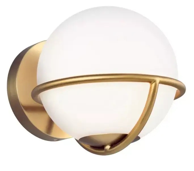 Elstead Lighting Apollo lámpara de pared 1x3 W latón FE-APOLLO1-BB