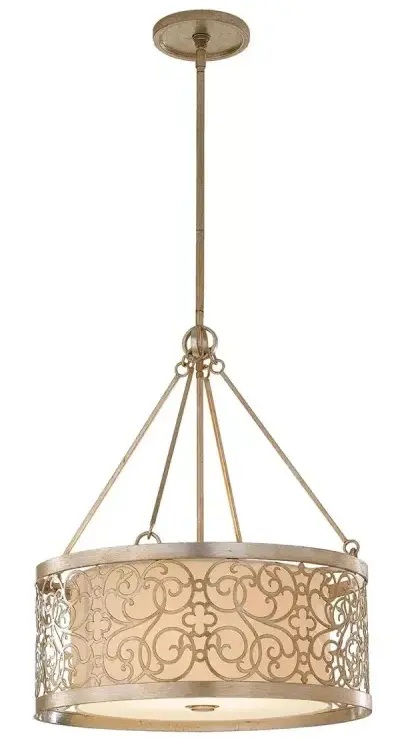 Elstead Lighting Arabesque lámpara colgante 4x60 W pátina FE-ARABESQUE4
