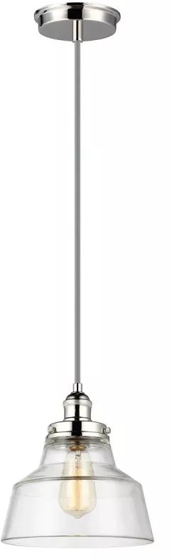 Elstead Lighting Baskin lámpara colgante 1x60 W níquel FE-BASKIN-P-A-PN