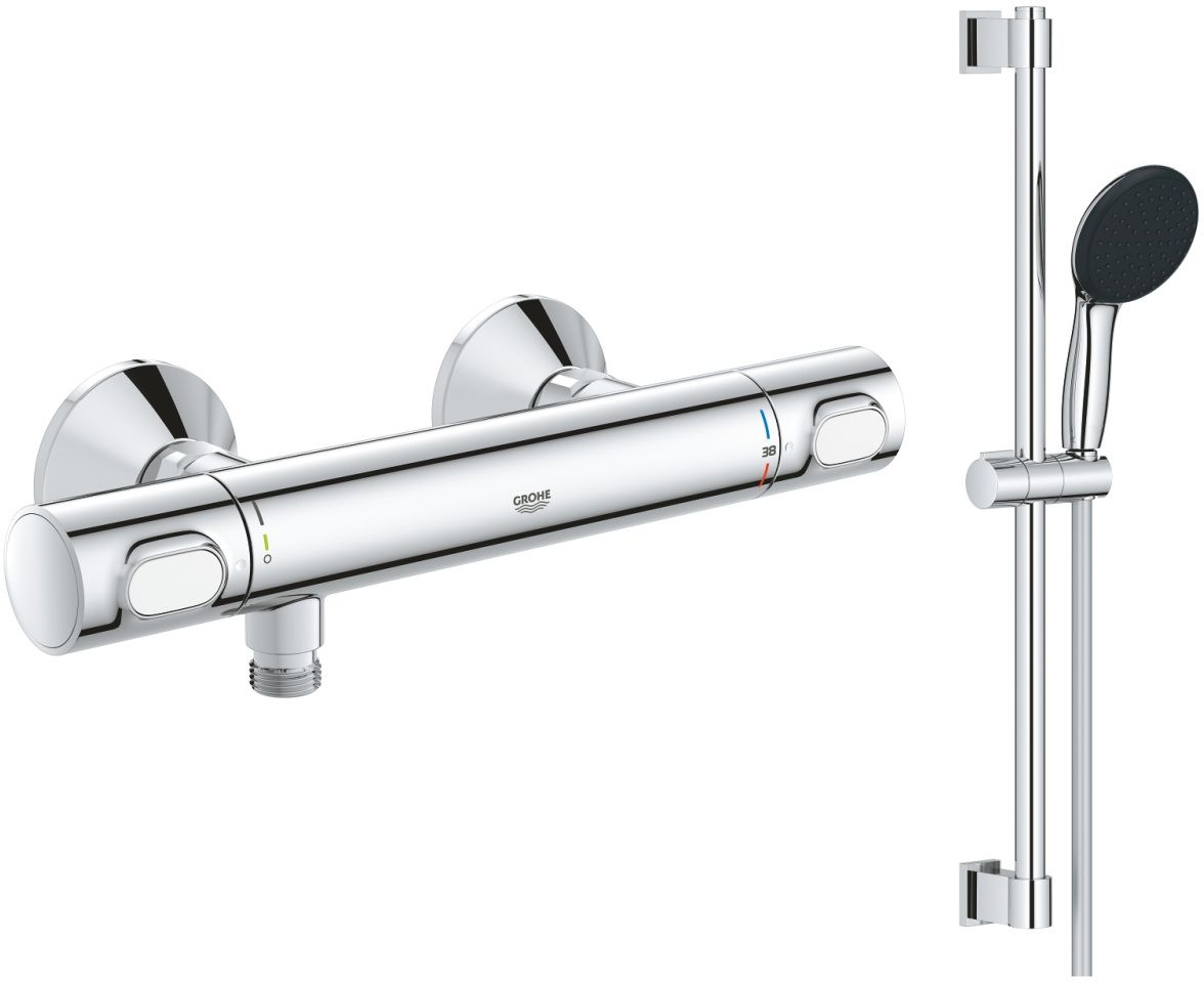 Conjunto grifo para ducha Grohe Precision 34840000, conjunto de ducha Grohe Vitalio Start 27942001
