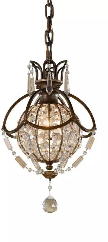 Elstead Lighting Bellini lámpara colgante 1x60 W marrón FE-BELLINI-P