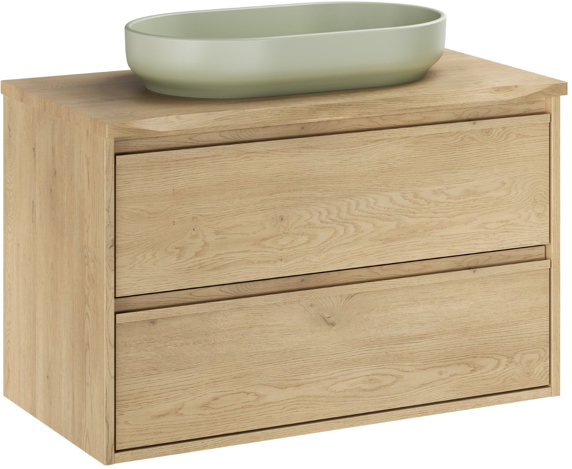 Conjunto armario Comad Viola VIOLA CREMONA 82-80-46-2S, lavabo Comad River 2 RIVER 2 OLIVE GREEN MATT UN 55 ( E-6594 ), NATURE CREMONA 89-80-46 M
