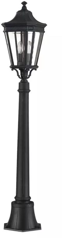 Elstead Lighting Cotswold Lane lámpara de pie para exteriores 2x60 W negro FE-COTSLN4-M-BK