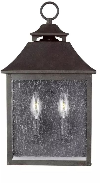 Elstead Lighting Galena lámpara de pared para exteriores 2x40 W marrón FE-GALENA7-SBL
